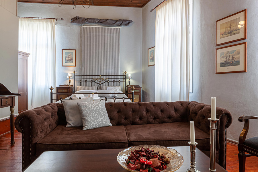 Althaia Pension Nafplio - Salvia Deluxe Double Room Lounge Area
